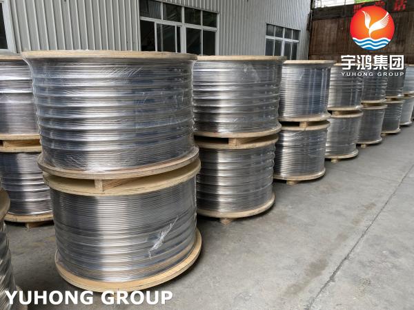 ASTM A269 TP316 TP316L Tubo de aço inoxidável austenítico enrolado para indústria do petróleo e do gás