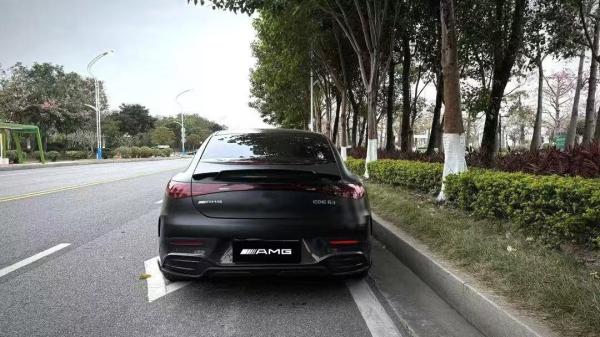 For Mercedes EQE Carbon Fiber Body Kit EQE Upgrade BS Style Carbon Fiber Front Lip Diffuser Spoiler Body Kit