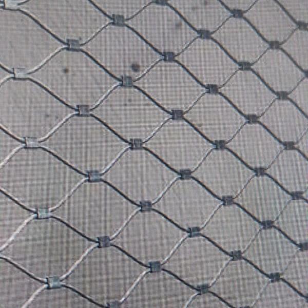 Black Oxide Bird Stainless Steel Rope Mesh 7 X 7