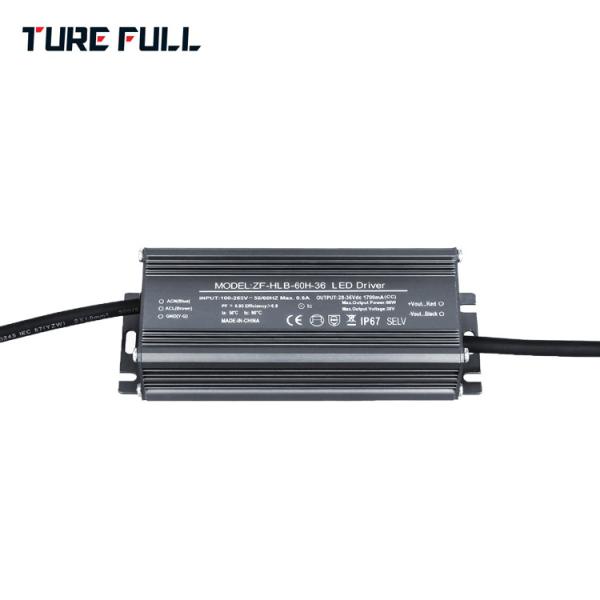 Adjustable led driver 60W constant current 36v led converter 1800mA high power driver
