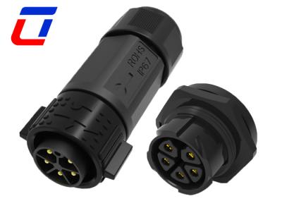 Waterproof 5 Pin Male Female Connector IP67 30A High Current Power Connectors