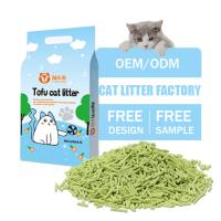 Control de olor verde Litter para gatos ODM Litter para gatos respetuoso con el medio ambiente