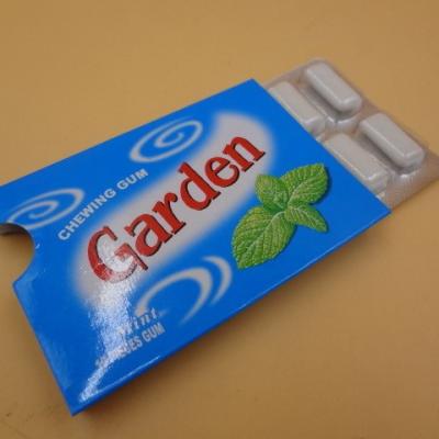 Refrigerar aprecia a pastilha elástica em borracha da goma do sabor em borracha da hortelã da goma/boca fresca para manter-se acordado