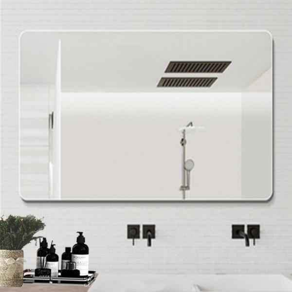 Customized Size Aluminum Unbreakable 50 Art Deco Wall Mirror for Modern Home Wineshop