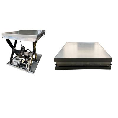 As 2 toneladas elétricas hidráulicas Scissor tabelas de elevador Max Height 39.37in que únicos hidráulicos Scissor a tabela de elevador