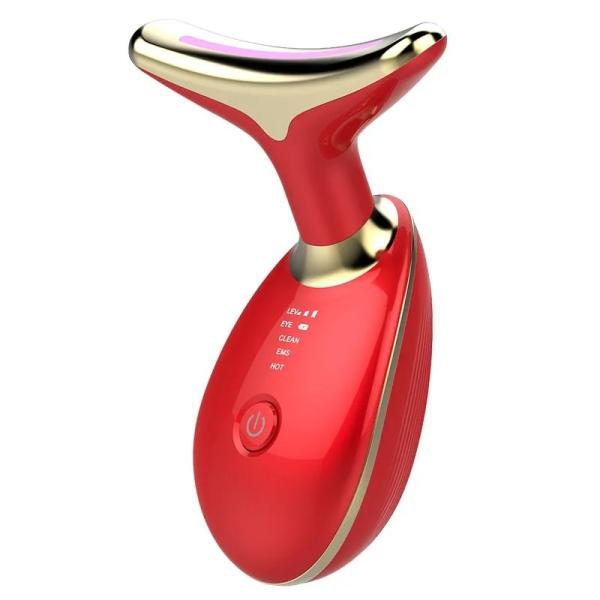 2023 Skin lifting Beauty Instrument LED Photon Vibration Neck Lifting Skin Tighten Anti Wrinkle Remove Massager Device