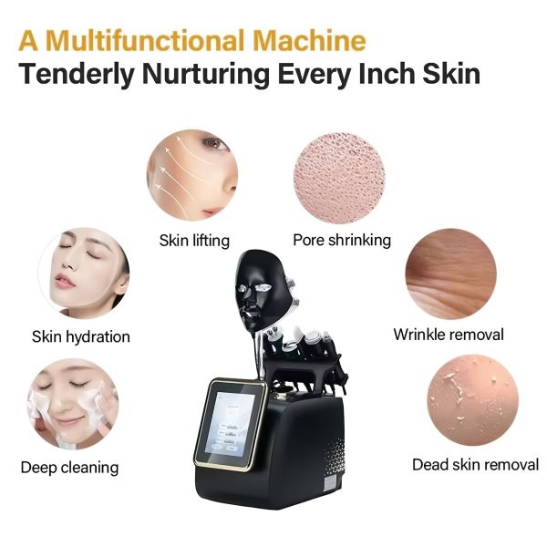 Deep Cleaning Hydrafacial Machine Multifunction 8 In 1 Hydra Facial System