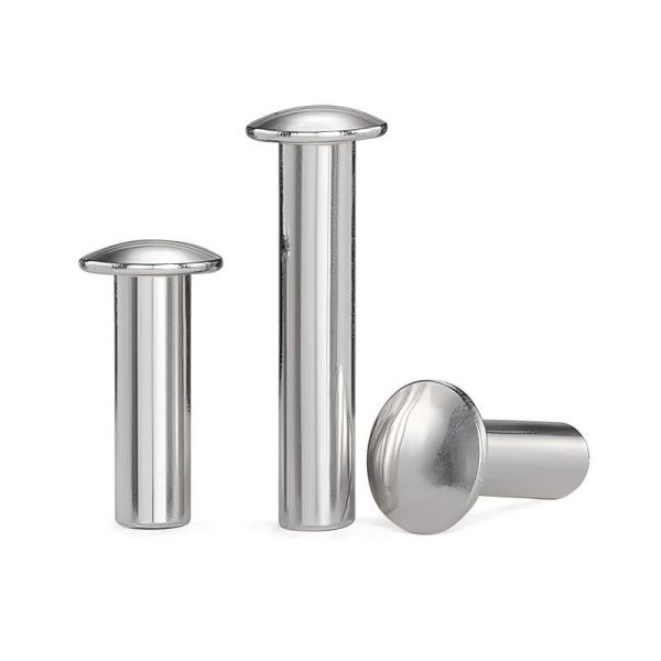 GB873 Metric Semi-Tubular Rivets with Flat Oval Head for Export