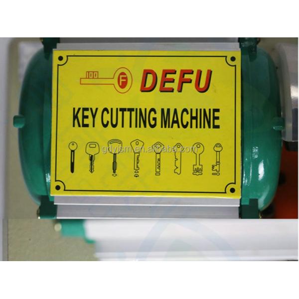 120W Motor Power Defu 238RS Horizontal Key Cutting Machine for Materials ABS and Steel