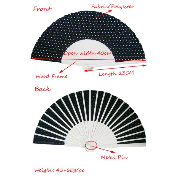 Custom Design Print Personalize Folding Wooden Hand Fan Abanicos De Mano Foldable Promotion Fan Wholesale