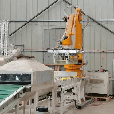 Boîte de papier robot armée palettiseur Robot de palettisation de poudre boueuse