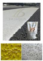 Venta caliente en Nigeria y Filipinas Alta pintura reflectiva blanca y amarilla para la carretera pintura de vidrio mezclado con cuentas de marcado de la carretera termoplástica reflectiva para la carretera