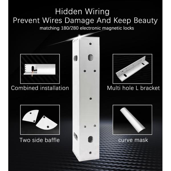 600lbs Magnetic Lock Bracket LC Door Lock Bracket For Access Control System