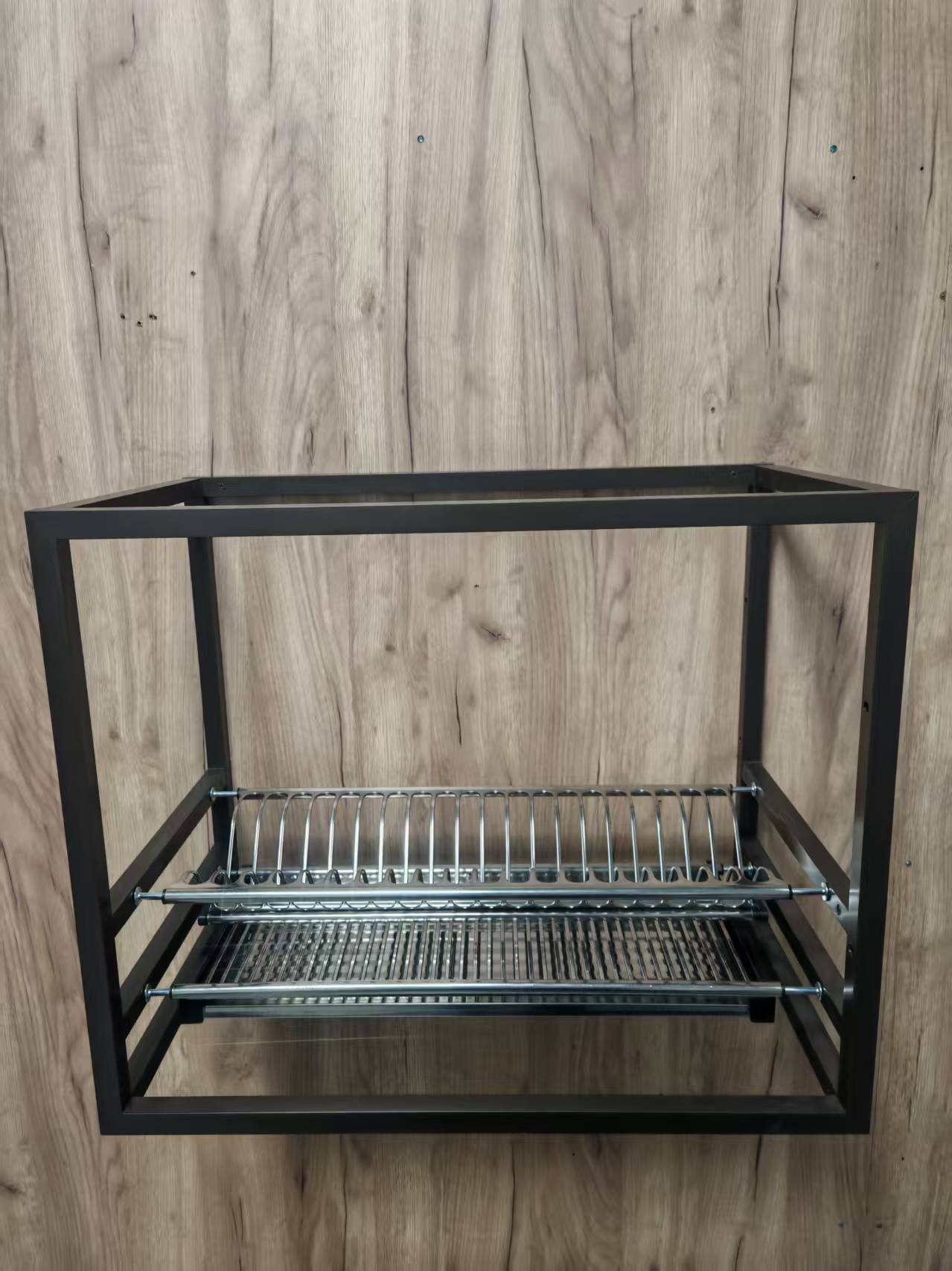 Custom Kitchen Storage Rack Cabinet Latest Design Metal Cupboard for Aluminum Dishes Dining Room Dining Islands & Carts