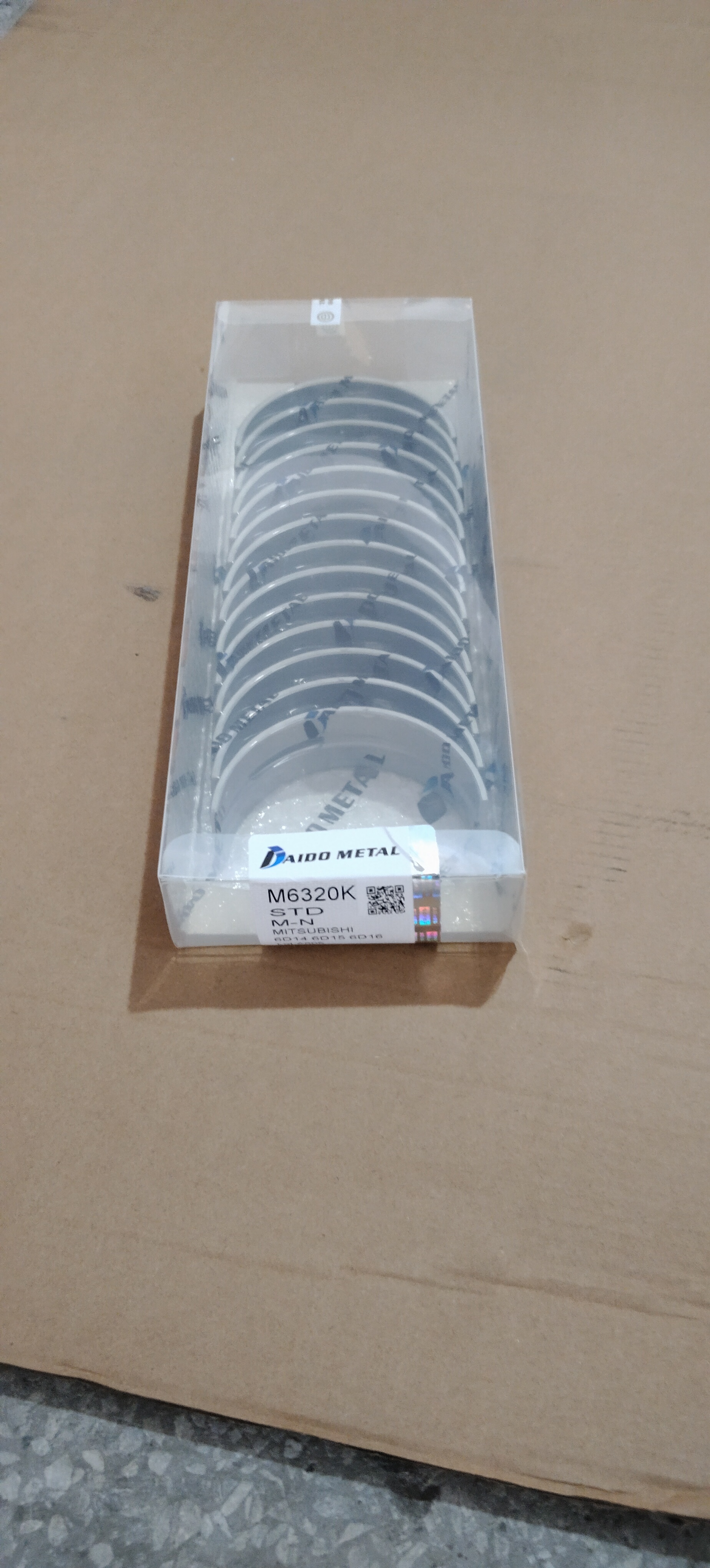 M6320K STD Crankshaft Bearing Metal Kit Suitable for Mitsubishi 6D14 6D15 6D16 Engine