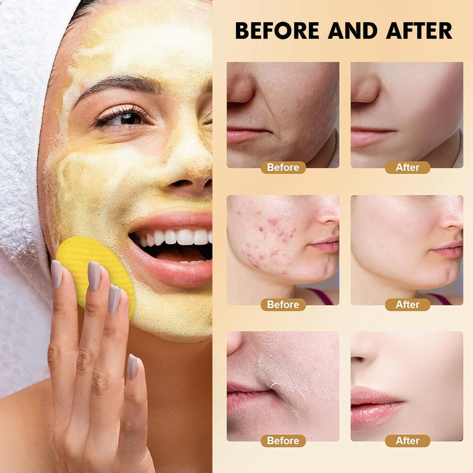 OEM ODM brand organic turmeric kojic acid facial cleanser functional facial mask for skin care and pore contraction
