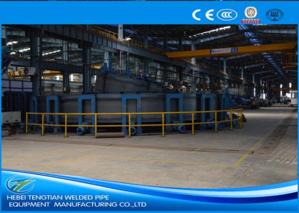 API Tube Mill Machine for Round Pipes 89-254mm with Friction Saw Cutting