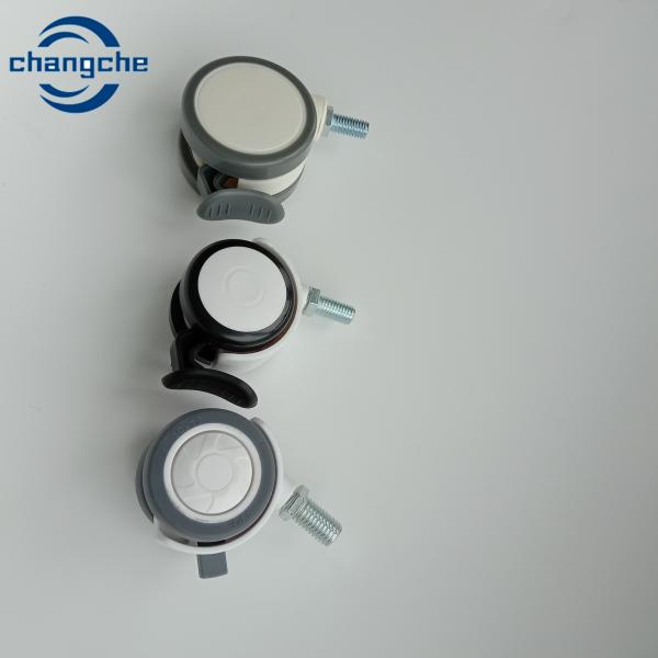 Mute TPR Polyurethane Industrial Wheels Trolley Casters For Medical Equipment