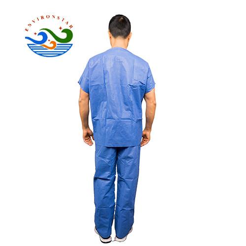Single-use Protector Surgical Scrub Shirt And Pant Disposable Scrub Suit Nurse Gown Disposable