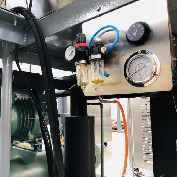 Do vácuo em forma de caixa grande quadrado do poder 380V/50HZ/100A dos medidores de SED-3M 3 máquina de frutos comercial dos vegetais do secador de gelo