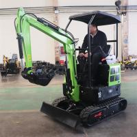 Mini Crawler Excavator verde 22.1kw 1,8 T Mini Digger Machine