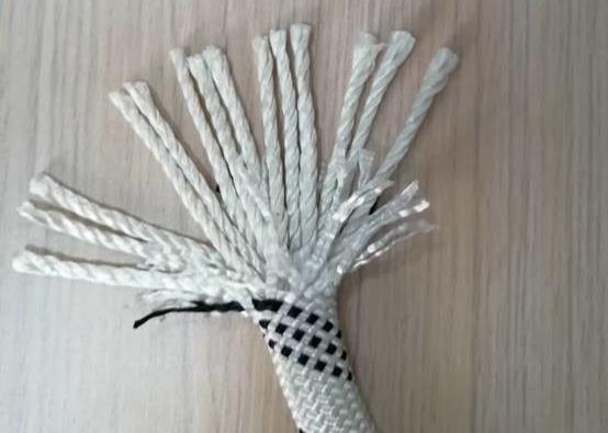 3/8 inch 10mm 200 Feet Braided Polyester Rope 4500Lbs Breaking Strength