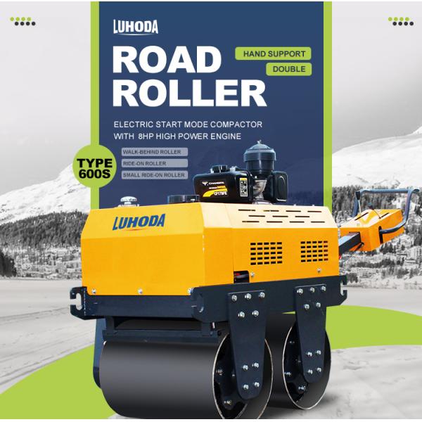 New Small Hand Roller Compactor Vibratory Road Roller Walk Behind Road Roller