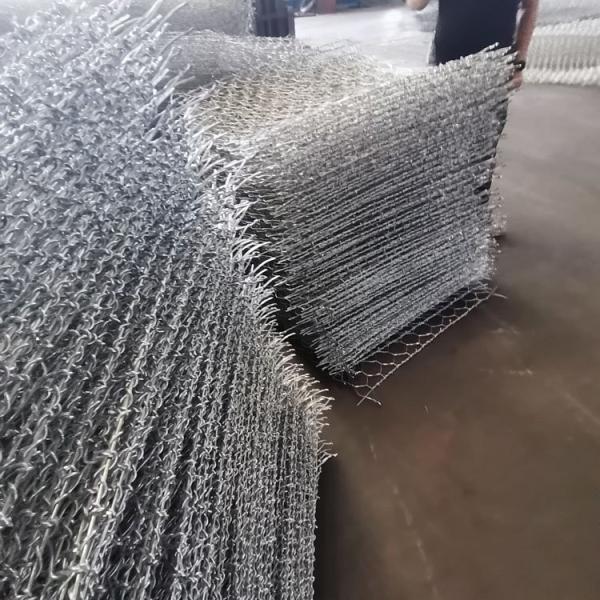 Stainless Steel Gabion Box Double Twist Weaving Leno mettress