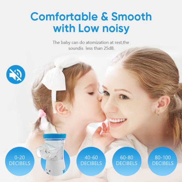 Kids Adults Best Mesh Nebulizer Medical Equipment Nebulizer Breathing Treatment for Home Use