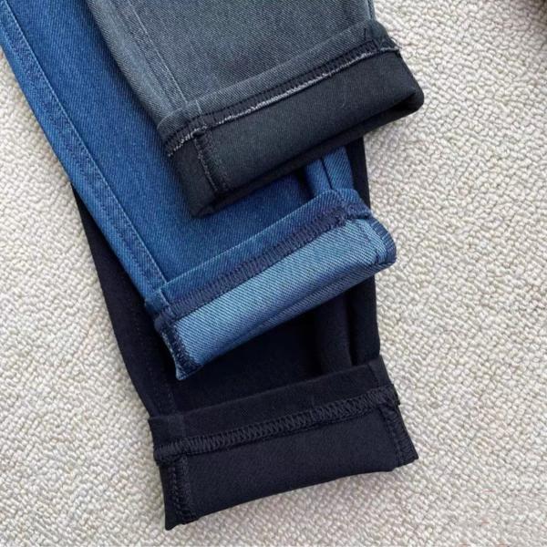 TianSL Knitted Denim Fabric Jeans Light Blue Stretch Denim Fabric 155CM