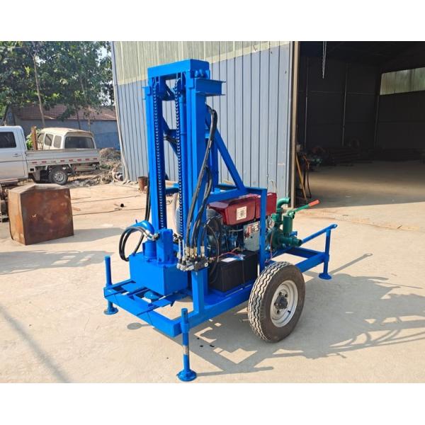 буровая установка водяной скважины 450rpm 200m портативная гидравлическая для двора дома