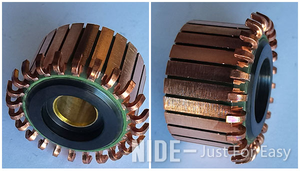 hook commutator.jpg 24 поделенных на сегменты коммутанта Armature крюка для мотора DC
