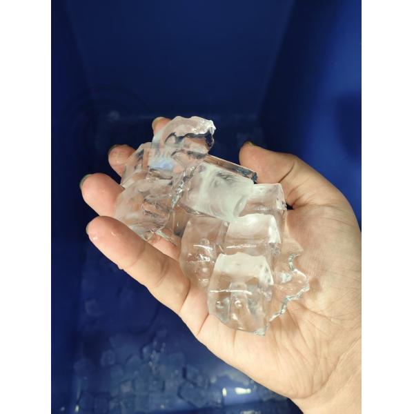 BLGC Commercial Stainless Steel High-Capacity Ice Cream Machine 500kg/Day Automatic Crystal Ice Cube Maker Water As Raw Material