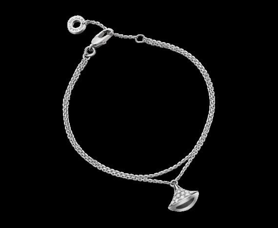  DIVAS’ DREAM bracelet in 18 kt white gold with pavé diamonds Ref. BR857493