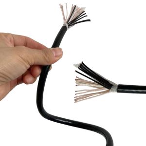 Оплетенный провод 22AWG 24AWG сопротивления масла обнаженный медный многожильный