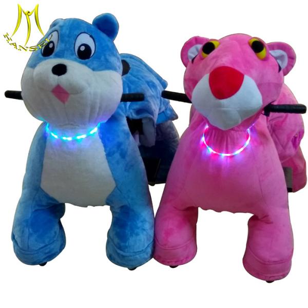 Hansel ride on walking toy animals and kids animal scooter for mall with funny adult themed stuffed animals