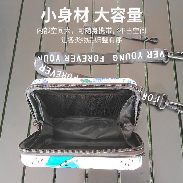 ASB+PC MATERIAL PORTABLE HARD SHELL MAKEUP BAG ONE SHOULDER PORTABLE STORAGE BAG WITH HAND GIFT BOX Фестиваль ежегодное собрание