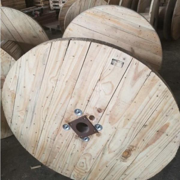 Oak Walnut Empty Wooden Cable Drum Pine  Large Wooden Electrical Spools