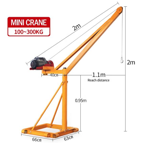200kg Construction Material Shifting Lift 360 Degrees