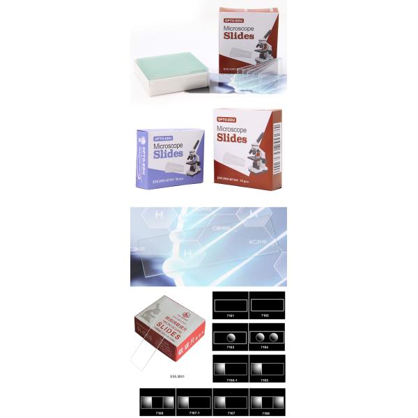 Микроскоп боросиликатного стекла сползает положительный заряд ветрила краев ОПТО-ЭДУ тонкий