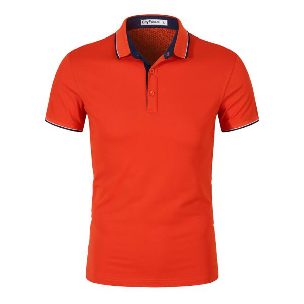 Wholesale Men's Customizable Golf Sportswear Polo Shirt 100% Cotton Polo T-Shirt