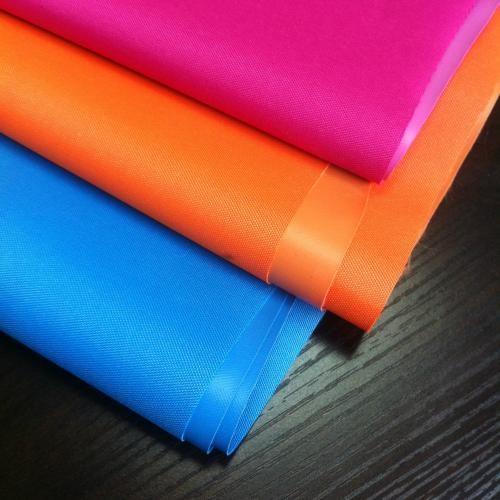 600 Gsm Tear Resistance PVC Canvas , Orange Color PVC Tarpaulin Roll