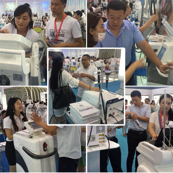 755nm 1064nm 532nm Single Pulse Picosecond Laser Tattoo Removal Machine Water + Air Cooling