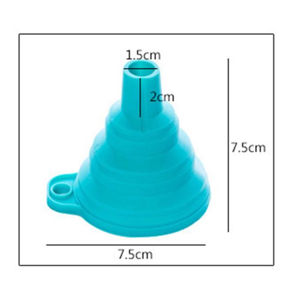 Silicone Folding Funnel The Perfect Addition to Your Kitchen for Utensil Dispensing