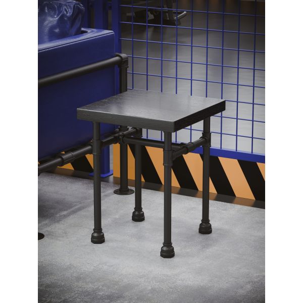 Modern Trendy Tavern Industrial Pipe Iron Card Seat Dining Bar Restaurant Set for Hotels