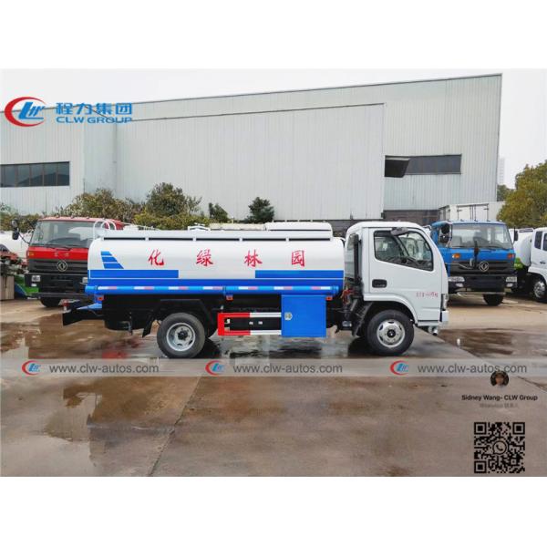 тележка перехода топлива 5cbm 4T Dongfeng Furuicar 4x2 с вьюрком распределителя и шланга