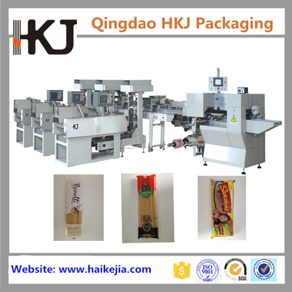 Long Pasta Automatic Weighing And Bagging Machine With 3 Lines High Speed