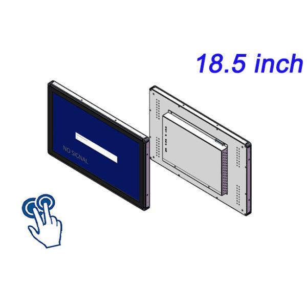 18.5-Inch Touch Embedded Monitor for Fitness Equipment, Information Kiosks, Wayfinding Displays, and Transportation Interfaces