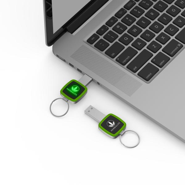Когда чтение света СИД будет сияющая ручка 32GB 64GB 128GB USB Кристл