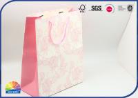 Saco de papel personalizado de Logo Eco Friendly Folding Coated do tamanho com punho